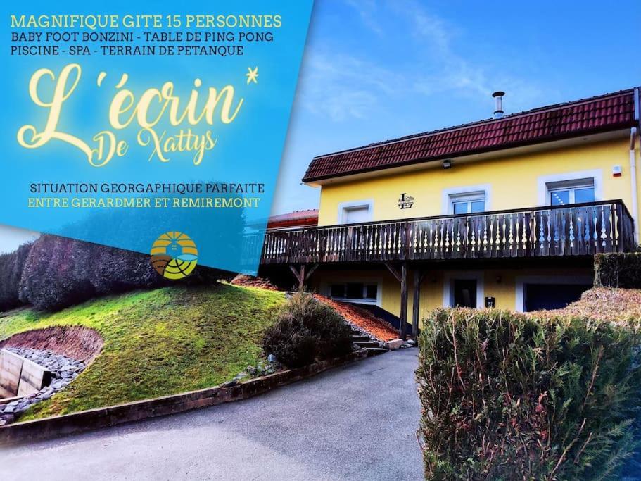 L'Ecrin De Xattys - Gite De Standing-Spa-Terrain De Petanque-Piscine-Switch-Baby-Foot Au Coeur Du Massif Vosgien Cleurie 外观 照片